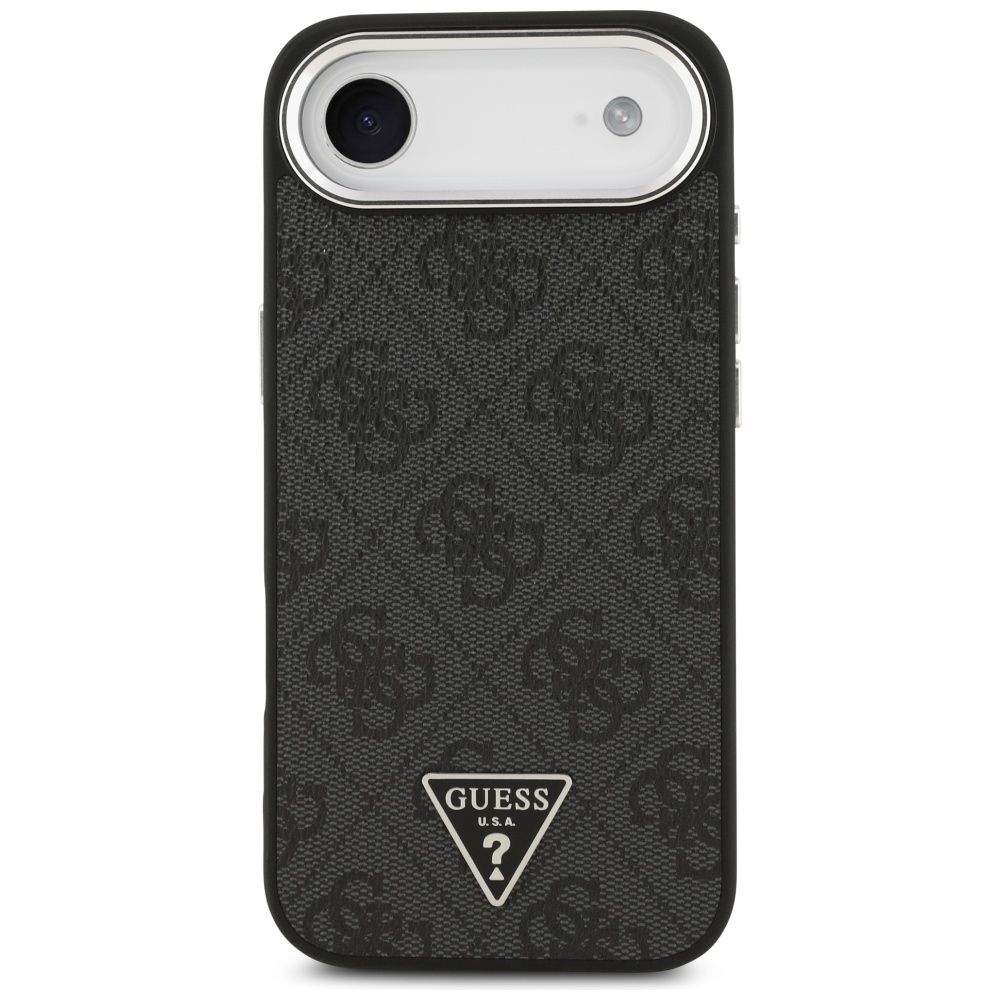 853e1f1b68fd088a2501d615055cecc1 GUESS case for IPHONE 17 Air compatible with MagSafe GUHMP17MP4TSRCMK (PU 4G W/Triangle Logo SL) black
