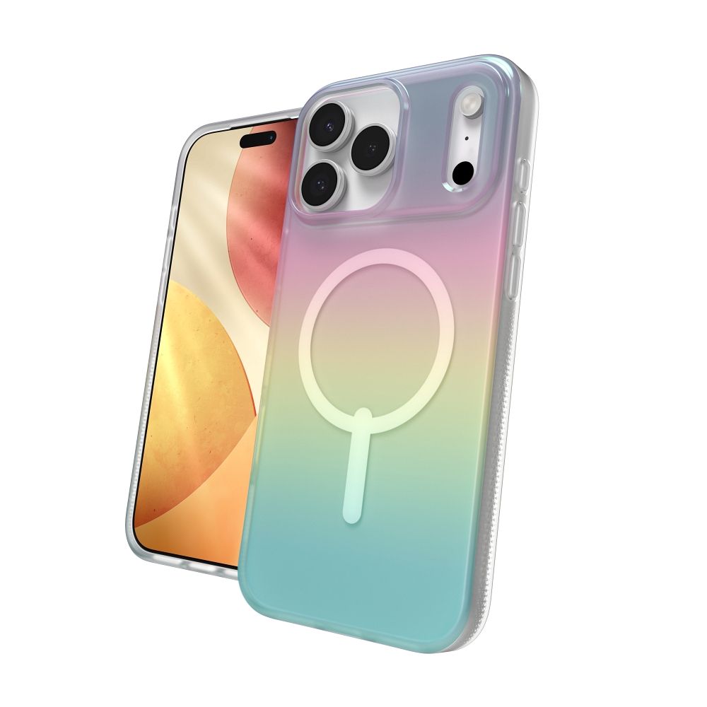 ZAGG case MILAN SNAP compatible with MagSafe for IPHONE 17 Pro Max iridescent