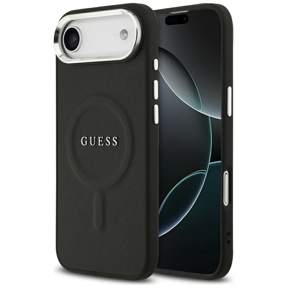 8561fde298da613ee1dabe4c3c5d6802 GUESS case for IPHONE 17 Air compatible with MagSafe GUHMP17MPSAREGSK (PU W/ Classic Logo) black
