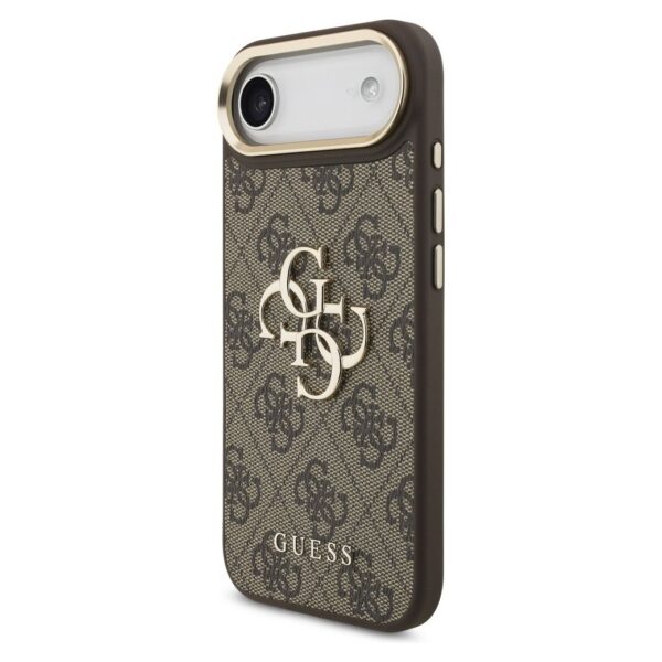 8566b4923ce5dde85d3f40484386f0c9 GUESS case for IPHONE 17 Air GUHCP17M4GMGCBR (PU W/ Big 4G Classic Logo) gold brown