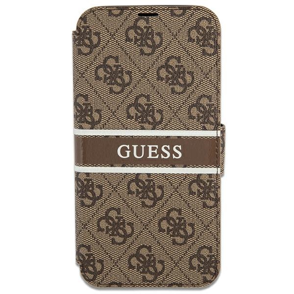 Guess GUBKP13L4GDBR iPhone 13 Pro / 13 6.1" brown/brown book 4G Stripeeng