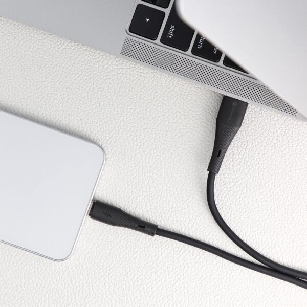 884d535869f261f483d76db7c04e7508 FORCELL F-ENERGY C342 cable USB A to Type C QC4.0 3A 66W Silicone 1 m black