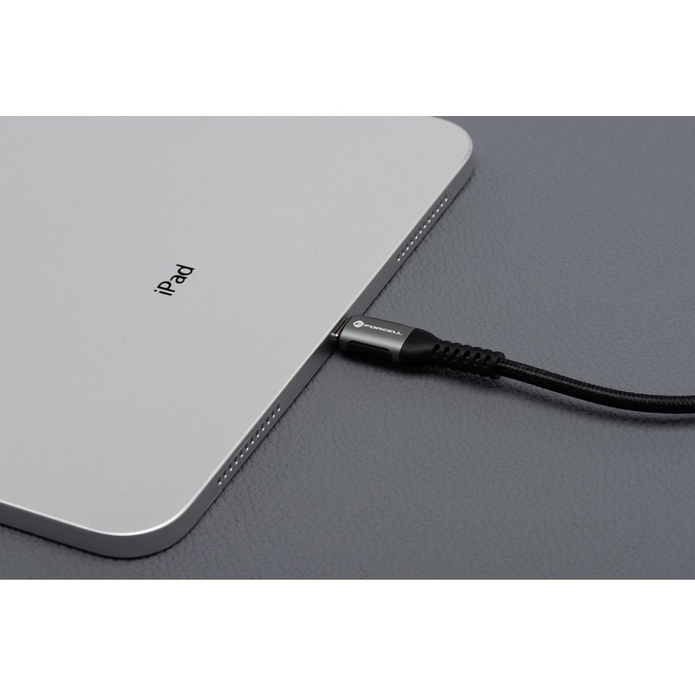 895873d0ca0abf875c526ab21fe16d3a FORCELL F-ENERGY C259 cable Type C to Lightning PD 3A 27W Cafule 0,5 m black