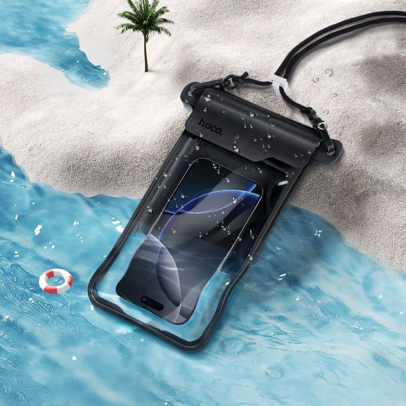 Waterproof case for mobile phone Hoco BAG31 black