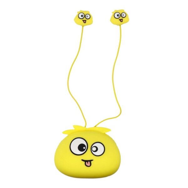 Earphones JELLIE MONSTER Deman YLFS-01 Jack 3,5mm yellow