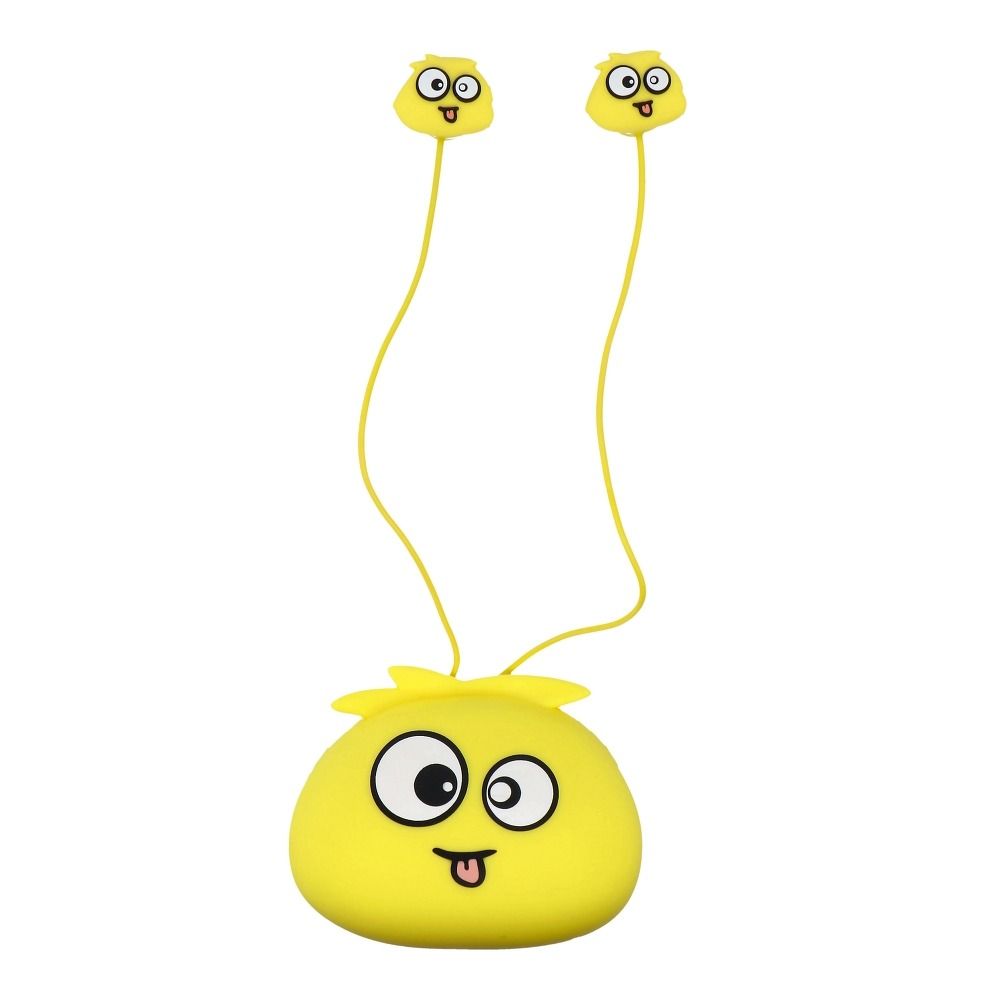 Earphones JELLIE MONSTER Deman YLFS-01 Jack 3,5mm yellow