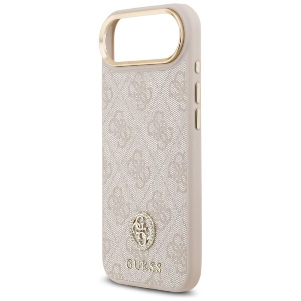 8d81a78fb2c8ac9c9460de01309d62af GUESS case for IPHONE 17 Air compatible with MagSafe GUHMP17MP4GRMDEP (PU W/ 4G Strass Logo) pink