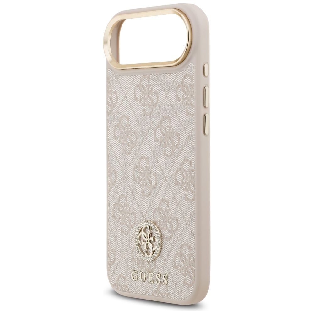 8d81a78fb2c8ac9c9460de01309d62af GUESS case for IPHONE 17 Air compatible with MagSafe GUHMP17MP4GRMDEP (PU W/ 4G Strass Logo) pink