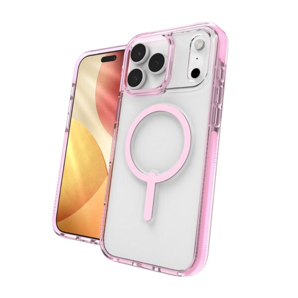 ZAGG case SANTA CRUZ SNAP compatible with MagSafe for IPHONE 17 Pro Max pink sorbet