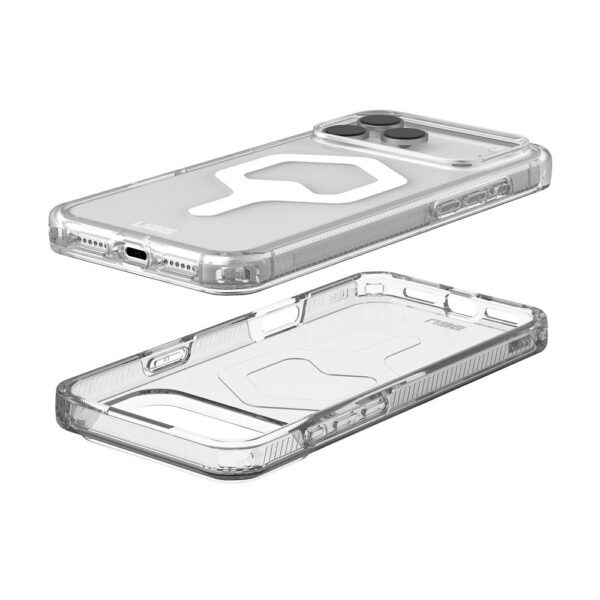 8df02bed1fb04d6a4b6a80f3d27b1bfb UAG Urban Armor Gear case PLYO compatible with MagSafe for IPHONE 17 Pro Max ice / white