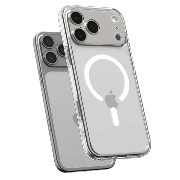 8e0511ec470e4cc3fea15669a7c31be5 SPIGEN case ULTRA HYBRID MAG compatible with MagSafe for IPHONE 17 Pro clear white