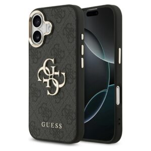 GUESS case for IPHONE 17 GUHCP17S4GMGCGR (PU W/ Big 4G Classic Logo) gold black