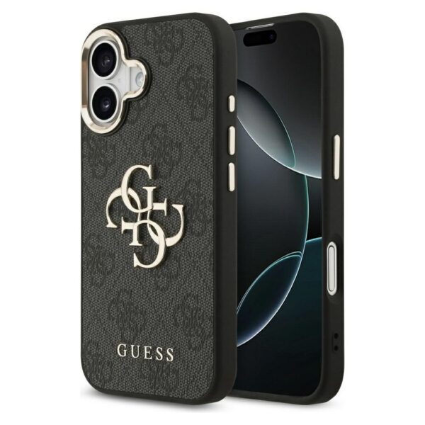8eb2735f0b4b88d8c20cafc13d37605b GUESS case for IPHONE 17 GUHCP17S4GMGCGR (PU W/ Big 4G Classic Logo) gold black