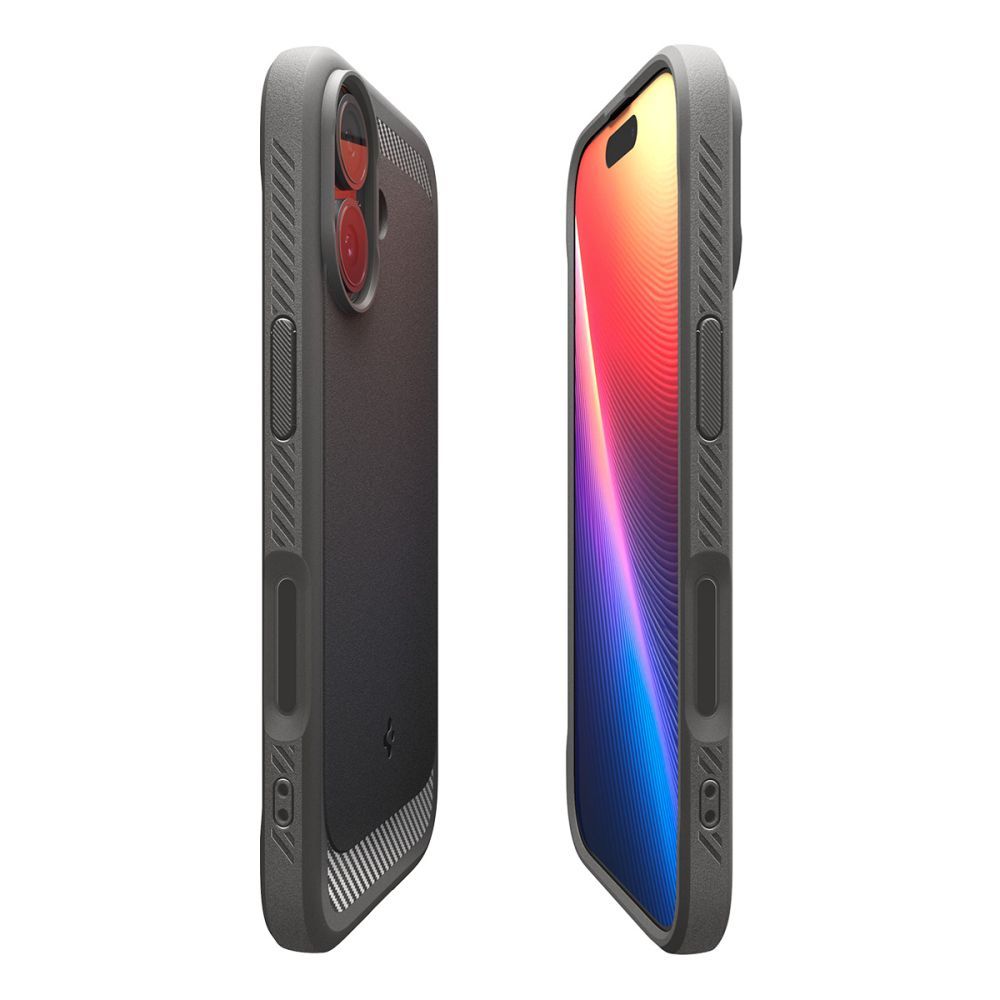 SPIGEN case RUGGED ARMOR MAG compatible with MagSafe for IPHONE 17 gray