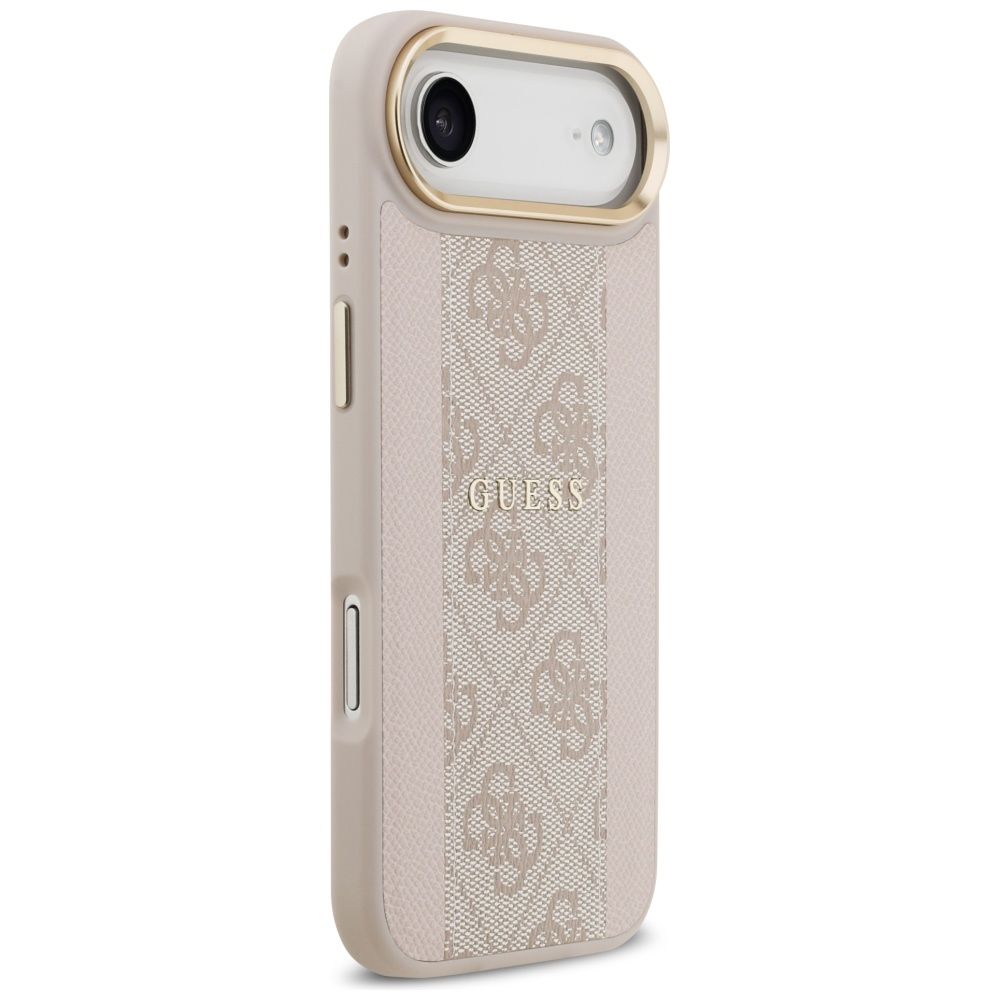 8f3b20f046832ec9ca3b9211f8e541b1 GUESS case for IPHONE 17 Air compatible with MagSafe GUHMP17MPG4SEMCP (PU W/ 4G Stripe) pink