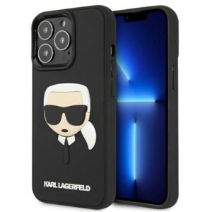 Karl Lagerfeld KLHCP13LKH3DBK iPhone 13 Pro / 13 6,1" czarny/black hardcase 3D Rubber Karl`s Headeng