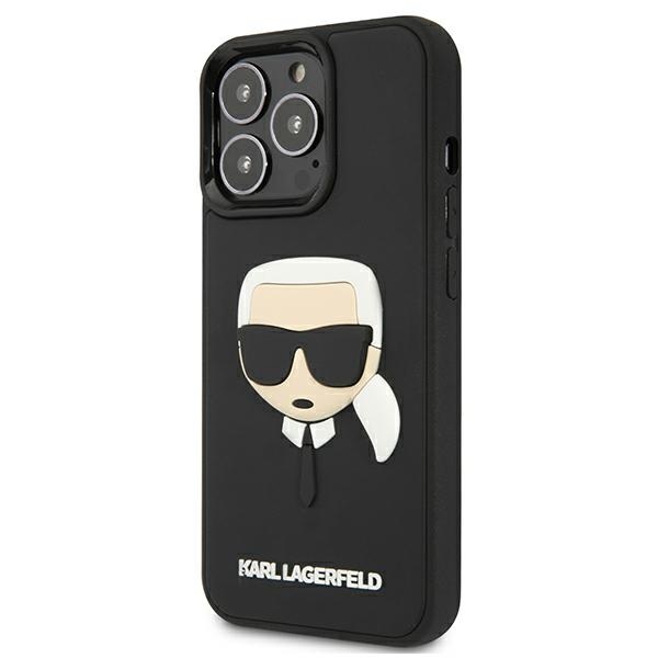 Karl Lagerfeld KLHCP13LKH3DBK iPhone 13 Pro / 13 6,1" czarny/black hardcase 3D Rubber Karl`s Headeng