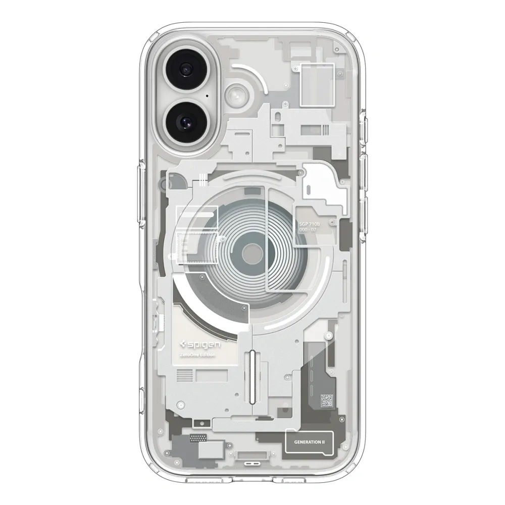 SPIGEN case ULTRA HYBRID MAG compatible with MagSafe for IPHONE 17 zero one natural tutanium