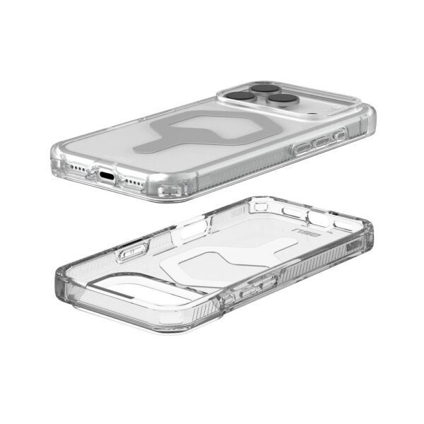 UAG Urban Armor Gear case PLYO compatible with MagSafe for IPHONE 17 Pro ice / silver