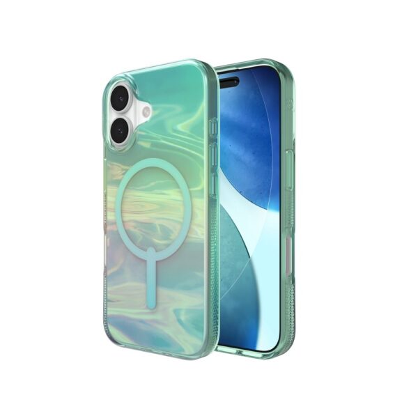 ZAGG case MILAN SNAP compatible with MagSafe for IPHONE 17 oil slick
