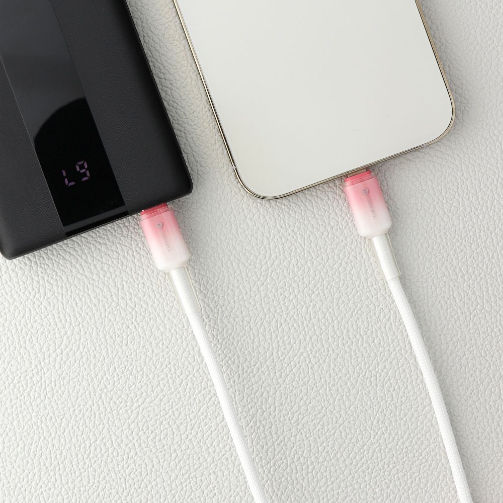 FORCELL F-ENERGY C356 cable Type C to Lightning PD 3A 27W Gradient 1 m white