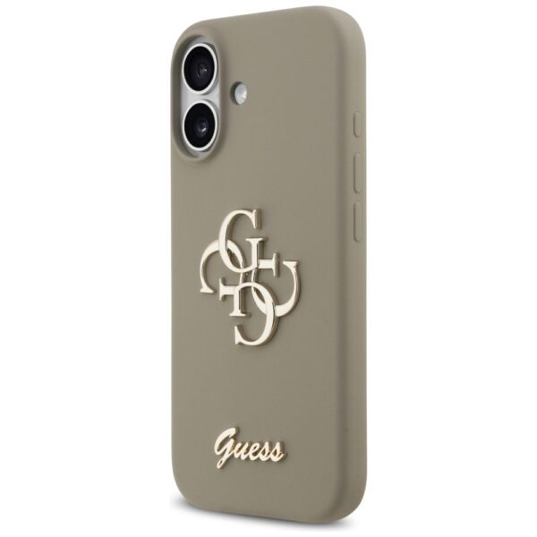 95b71deb24b28e38cb8ed1027a31f423 GUESS case for IPHONE 17 GUHCP17SSC4GSMW (Silicone W/ Big 4G Script) brown