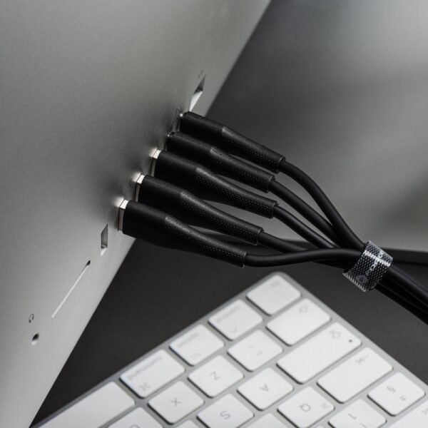 FORCELL F-ENERGY C343 cable USB A to Lightning 2,4A 12W Silicone 1 m black