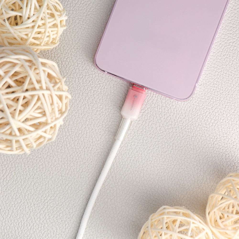 95d51185946662496bea6111ea7758da FORCELL F-ENERGY C352 cable USB A to Type C QC4.0 3A 66W Gradient 1 m white