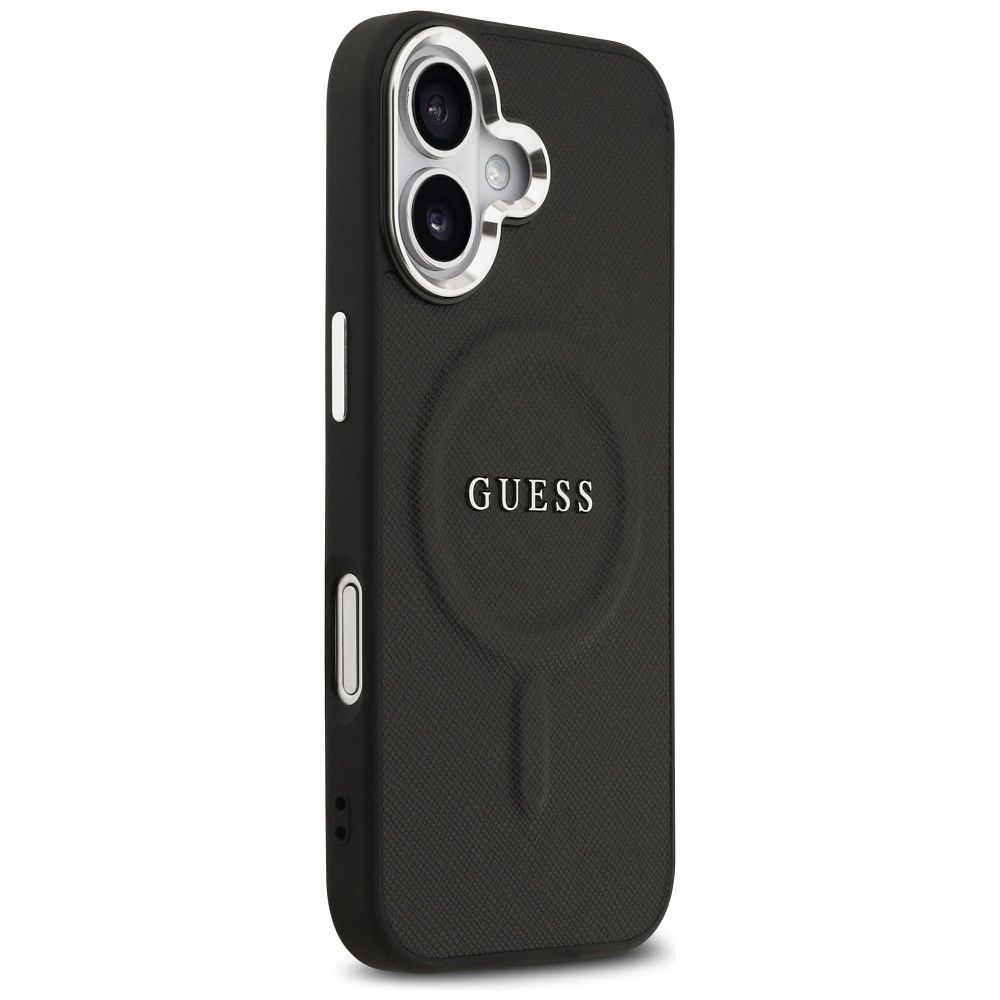 98e8f2adc4782744d960a2b1cc26ce00 GUESS case for IPHONE 17 compatible with MagSafe GUHMP17SPSAREGSK (PU W/ Classic Logo) black