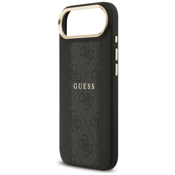 99a7f010fa7c522bec6c34f21cba1038 GUESS case for IPHONE 17 Air compatible with MagSafe GUHMP17MPG4SEMCK (PU W/ 4G Stripe) black