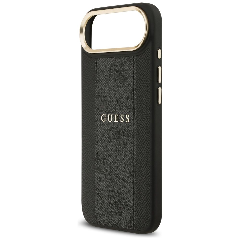 99a7f010fa7c522bec6c34f21cba1038 GUESS case for IPHONE 17 Air compatible with MagSafe GUHMP17MPG4SEMCK (PU W/ 4G Stripe) black