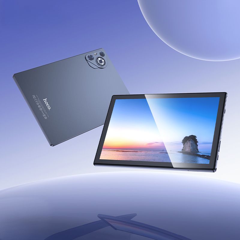 Tablet 10.1" 6GB/128GB Hoco HD Wi-Fi/4G/BT 5.0 Android 14 A15 metal gray