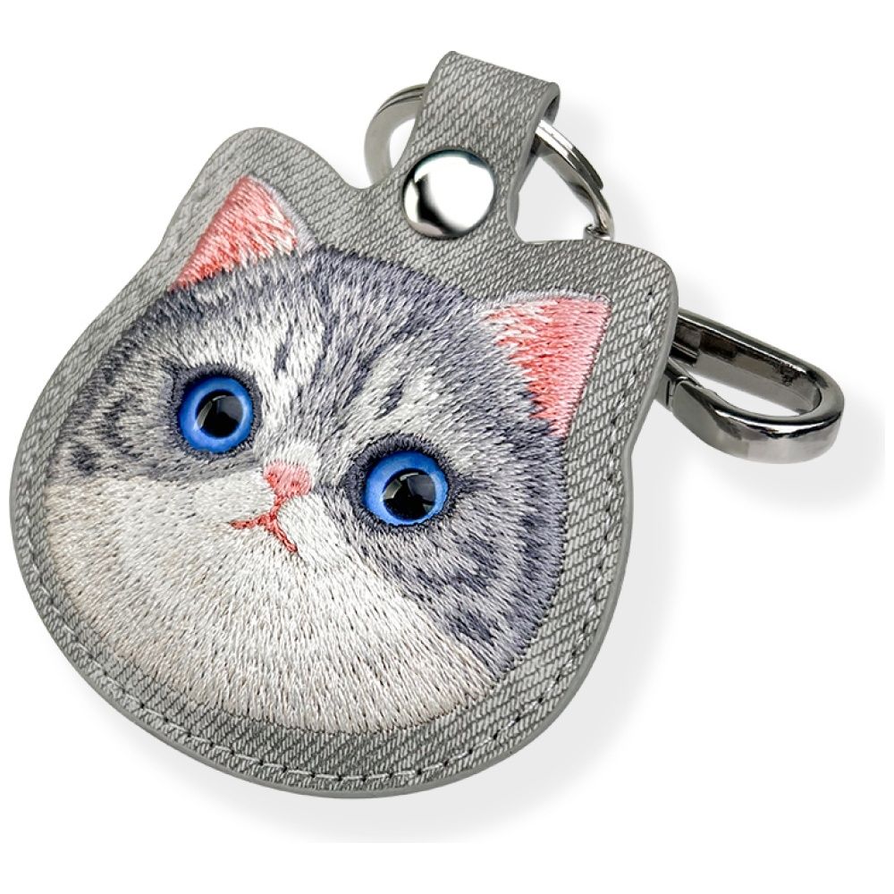 NIMMY case for tracker / keychain BIG EYED PET 2.0 Cat gray