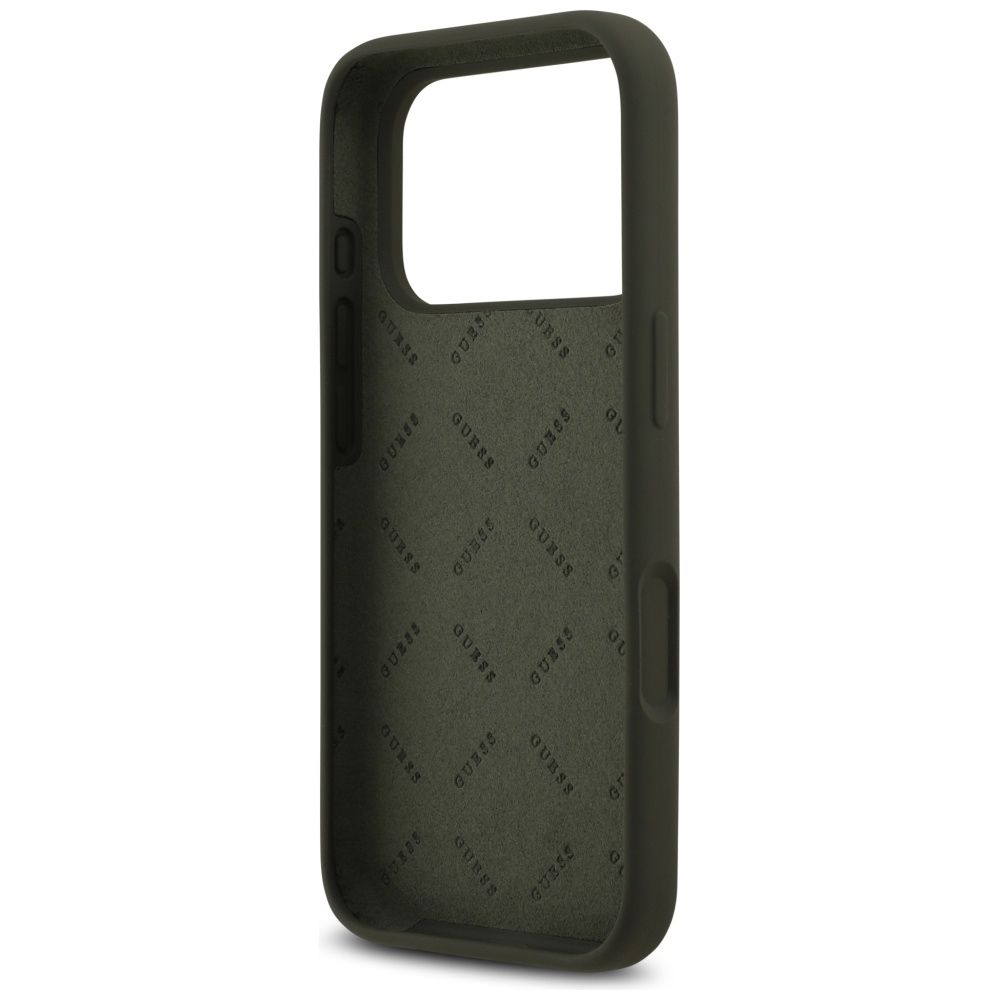 9c394eabd117ac94cd43d880c2732e5c GUESS case for IPHONE 17 Pro Max GUHCP17XSC4GSMA (Silicone W/ Big 4G Script) khaki