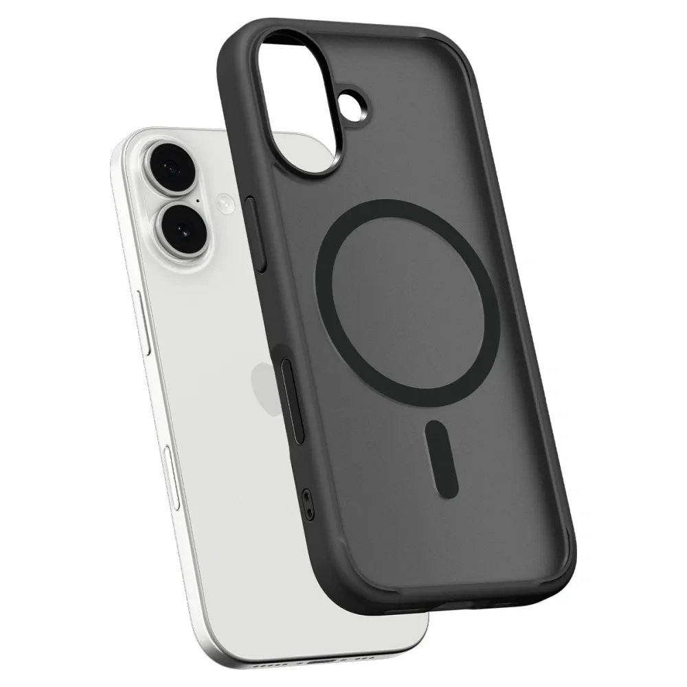 9c8b5860e9c117275048f1c31cec62b1 SPIGEN case ULTRA HYBRID MAG compatible with MagSafe for IPHONE 17 frost black
