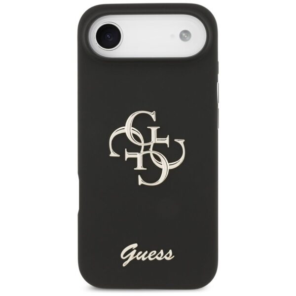 9ca6f74b064c73b8a47be040a876c91d GUESS case for IPHONE 17 Air GUHCP17MSC4GSMK (Silicone W/ Big 4G Script) black