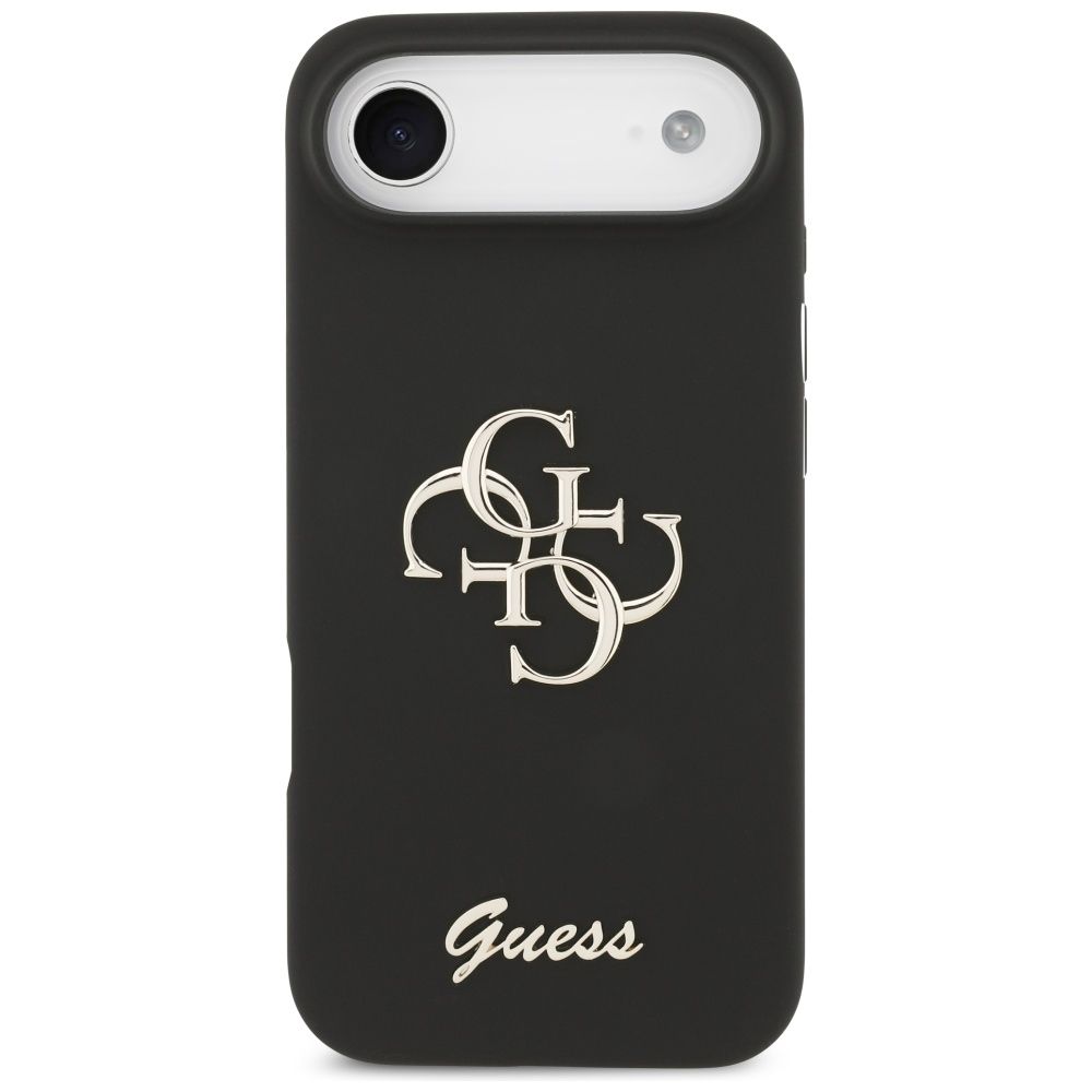 9ca6f74b064c73b8a47be040a876c91d GUESS case for IPHONE 17 Air GUHCP17MSC4GSMK (Silicone W/ Big 4G Script) black