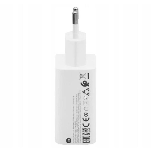 XIAOMI original charger USB A MDY-15-EK 90W white bulk