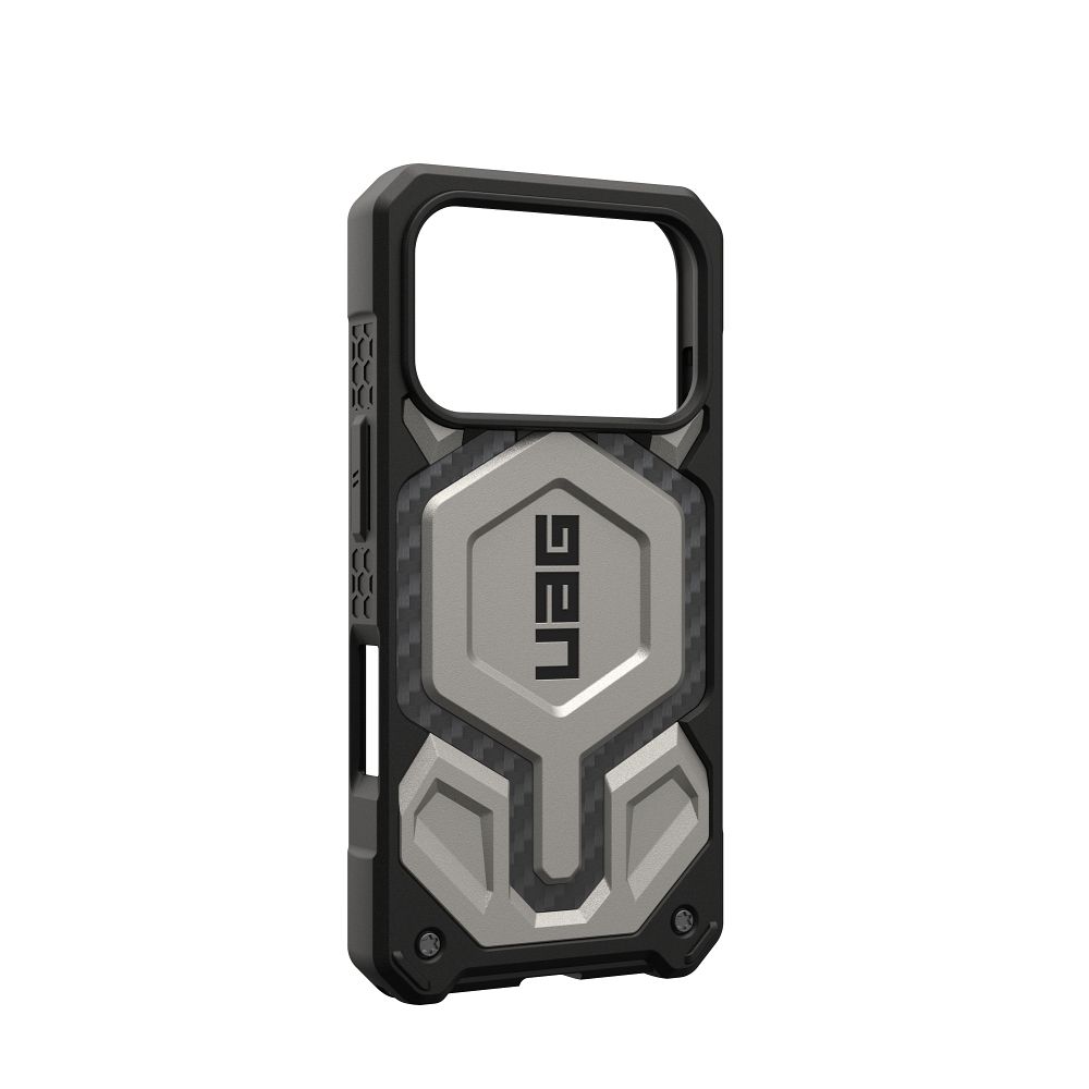 9e0c5ea9056c8cf700349b41e4beeec0 UAG Urban Armor Gear case MONARCH PRO compatible with MagSafe for IPHONE 17 Pro titanium