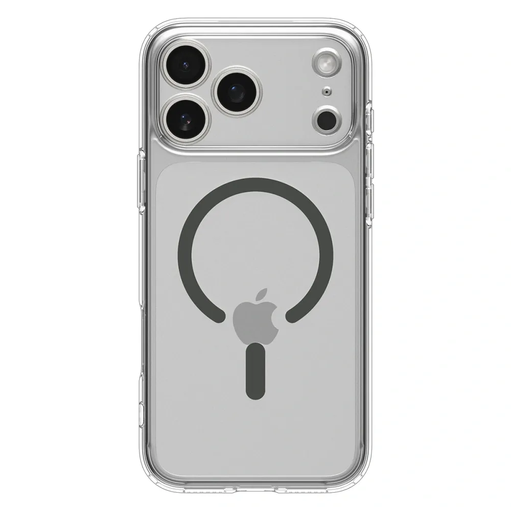 9e4ce1c131d73815c656b5ff34182e75 SPIGEN case ULTRA HYBRID MAG compatible with MagSafe for IPHONE 17 Pro clear graphite