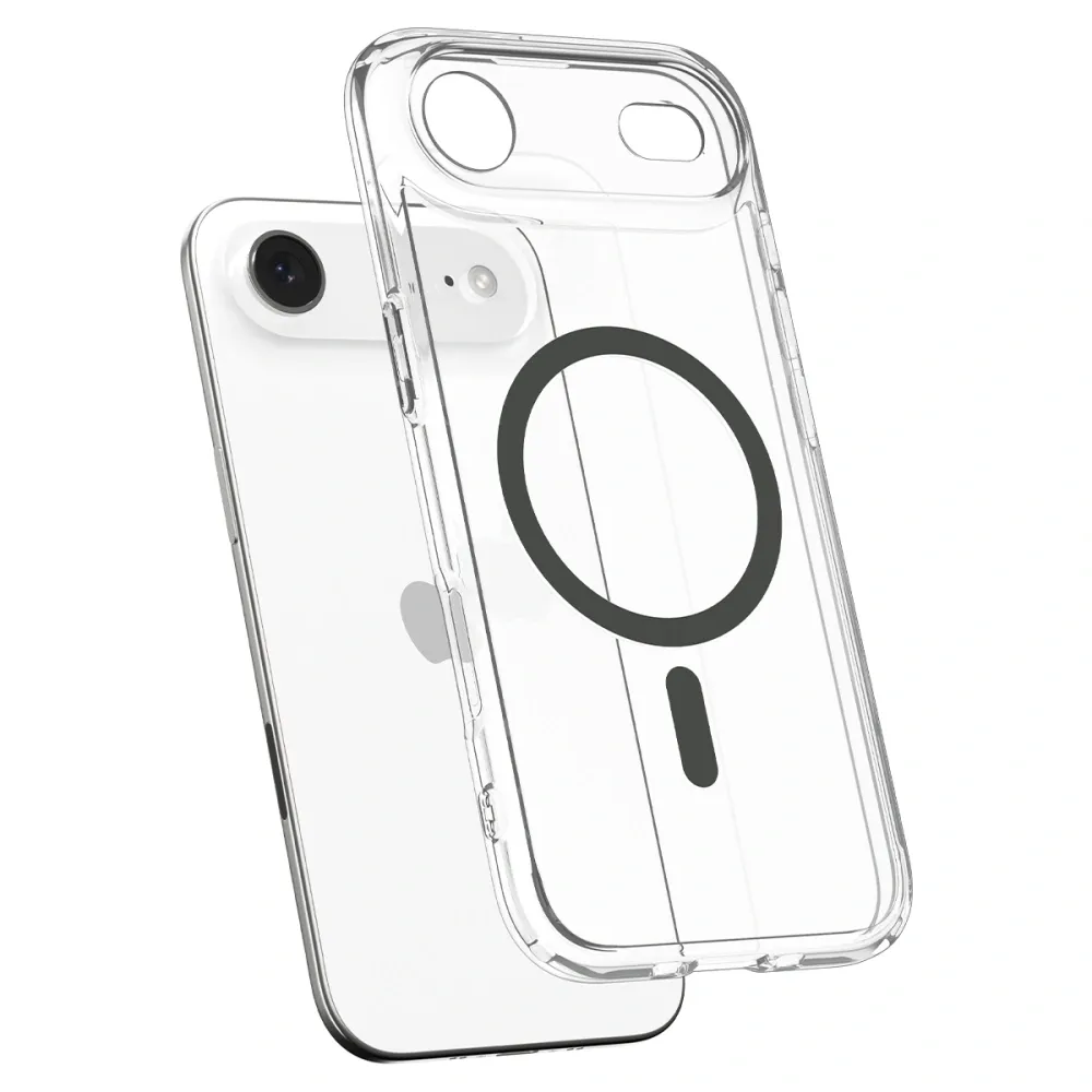 9ee8aa3dd3cff3be2aacbcaf98c2a6be SPIGEN case ULTRA HYBRID MAG compatible with MagSafe for IPHONE 17 Air clear graphite