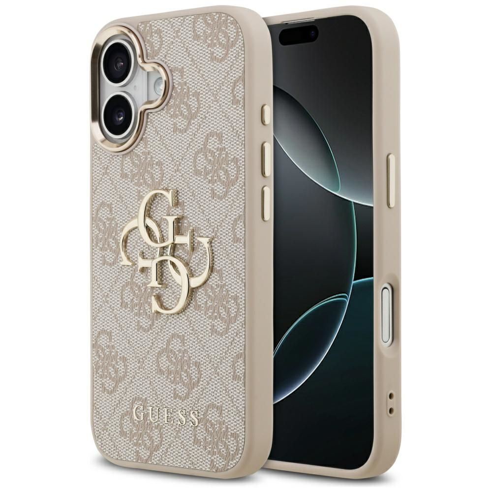 a14a8eb8d4a78dd7050233fbf25829c2 GUESS case for IPHONE 17 GUHCP17S4GMGCPI (PU W/ Big 4G Classic Logo) gold pink