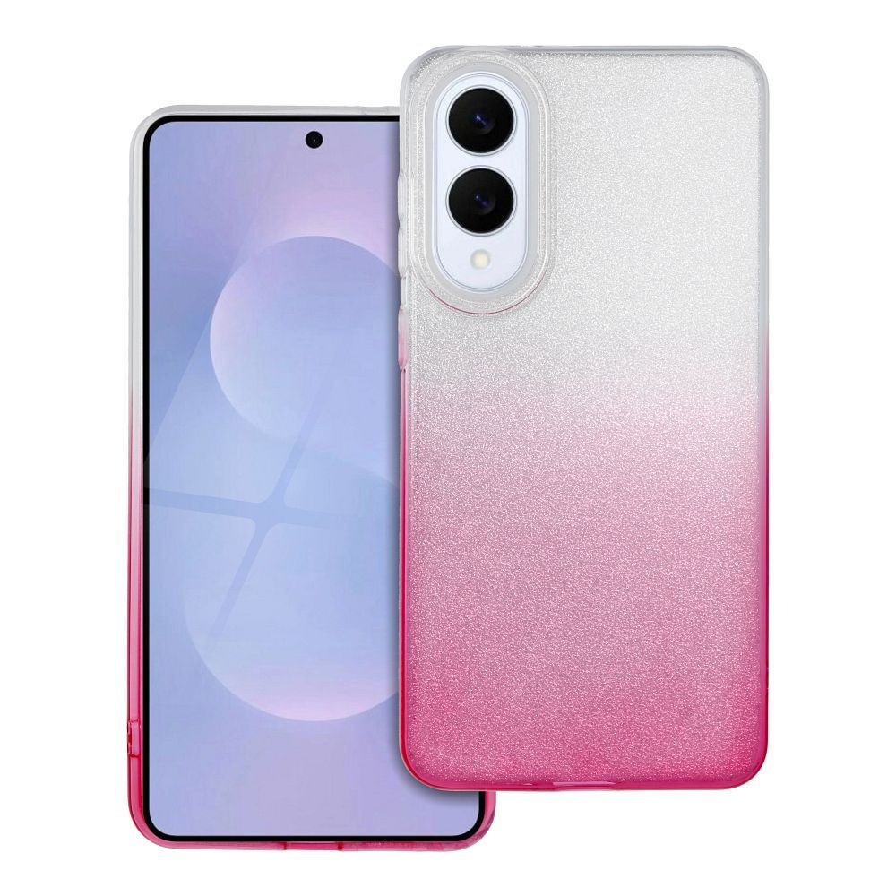 SHINING Case for SAMSUNG S25 Edge transparent pink