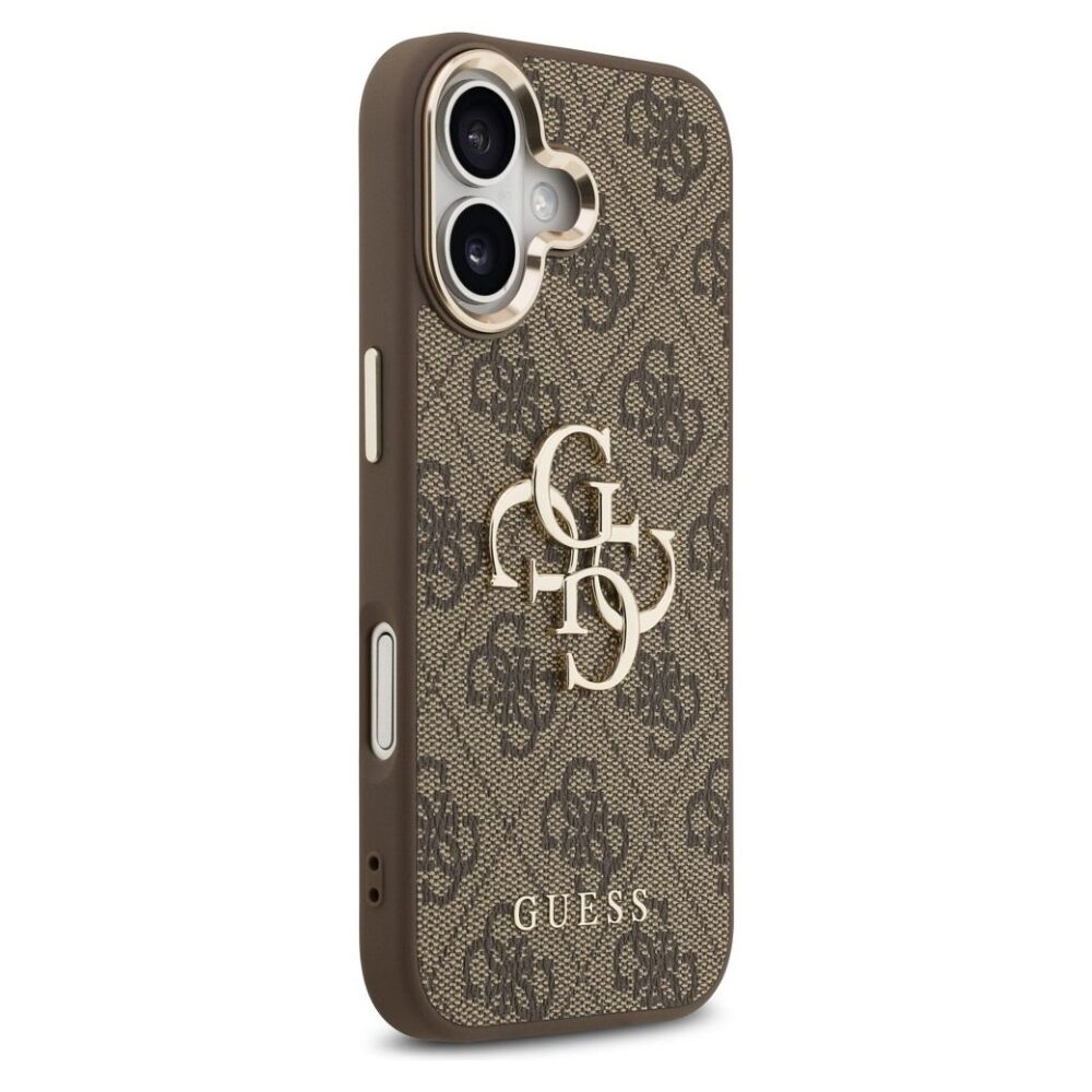 a299d2cf9450da064bda401d07dae8a7 GUESS case for IPHONE 17 GUHCP17S4GMGCBR (PU W/ Big 4G Classic Logo) gold brown