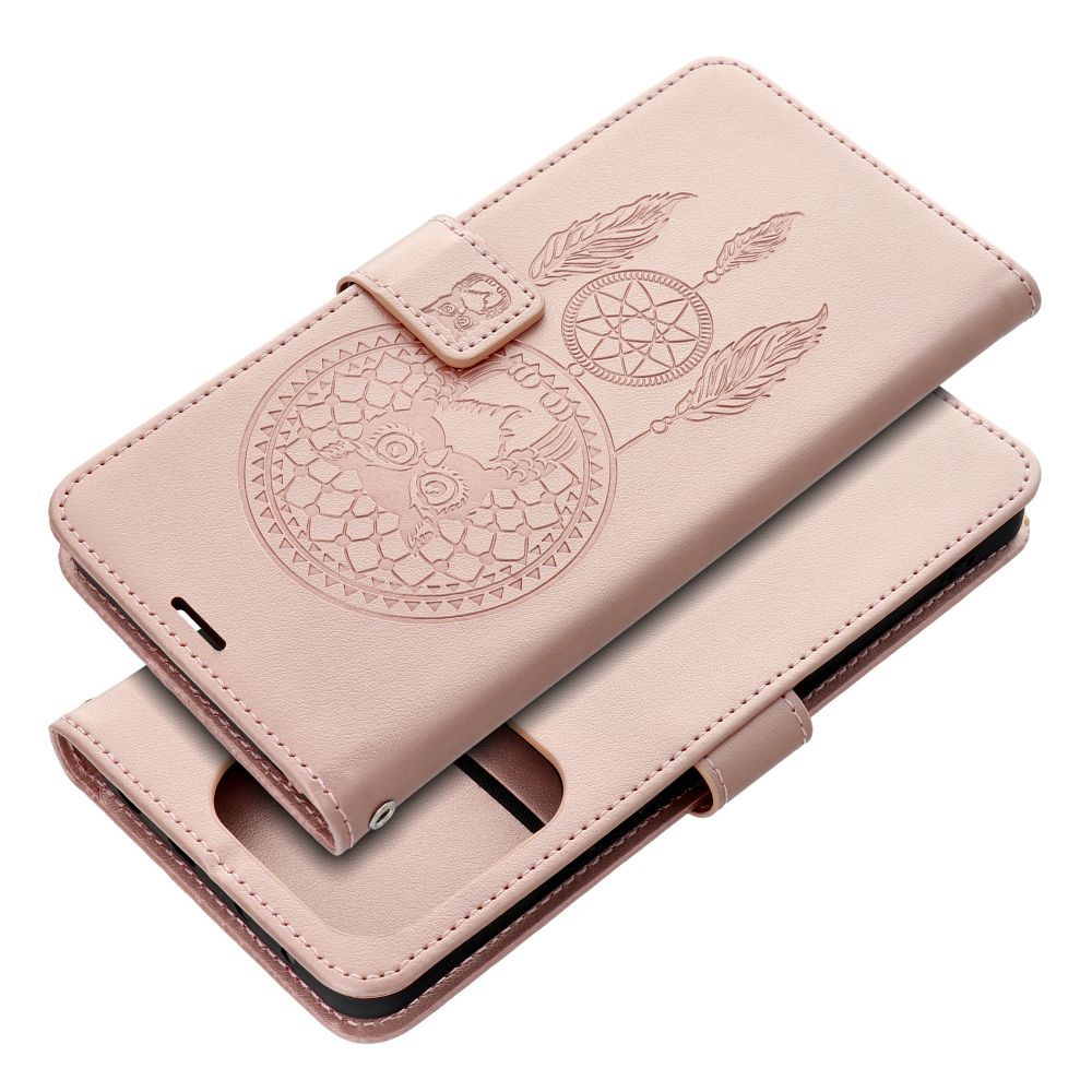 MEZZO Book case for XIAOMI Redmi Note 14 PRO 5G / 14 PRO PLUS 5G dreamcatcher rose gold
