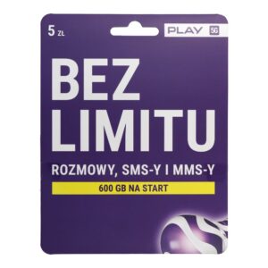 Starter Card Play 5 BEZ LIMITU formula