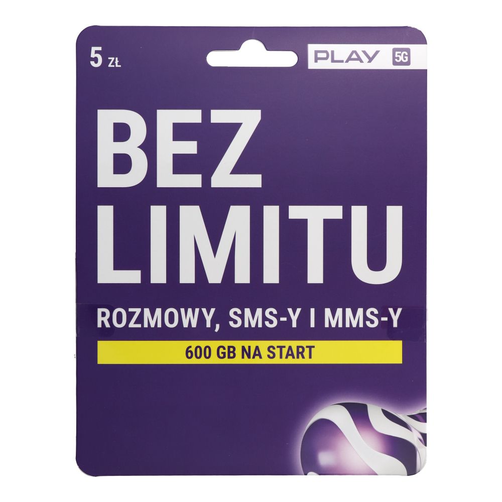 Starter Card Play 5 BEZ LIMITU formula