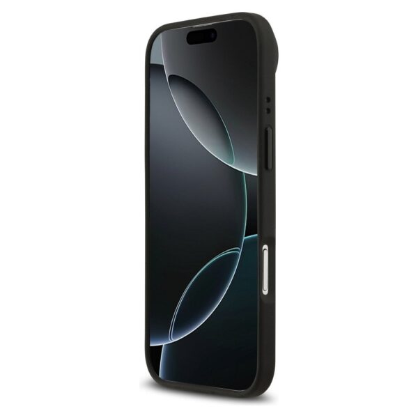 BMW case for IPHONE 17 Air compatible with MagSafe BMHMP17M25PCCSCAK (PU Carbon Logo) anthracite