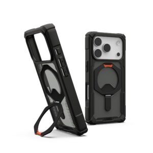 UAG Urban Armor Gear case PLASMA XTE compatible with MagSafe for IPHONE 17 Pro black / pop orange