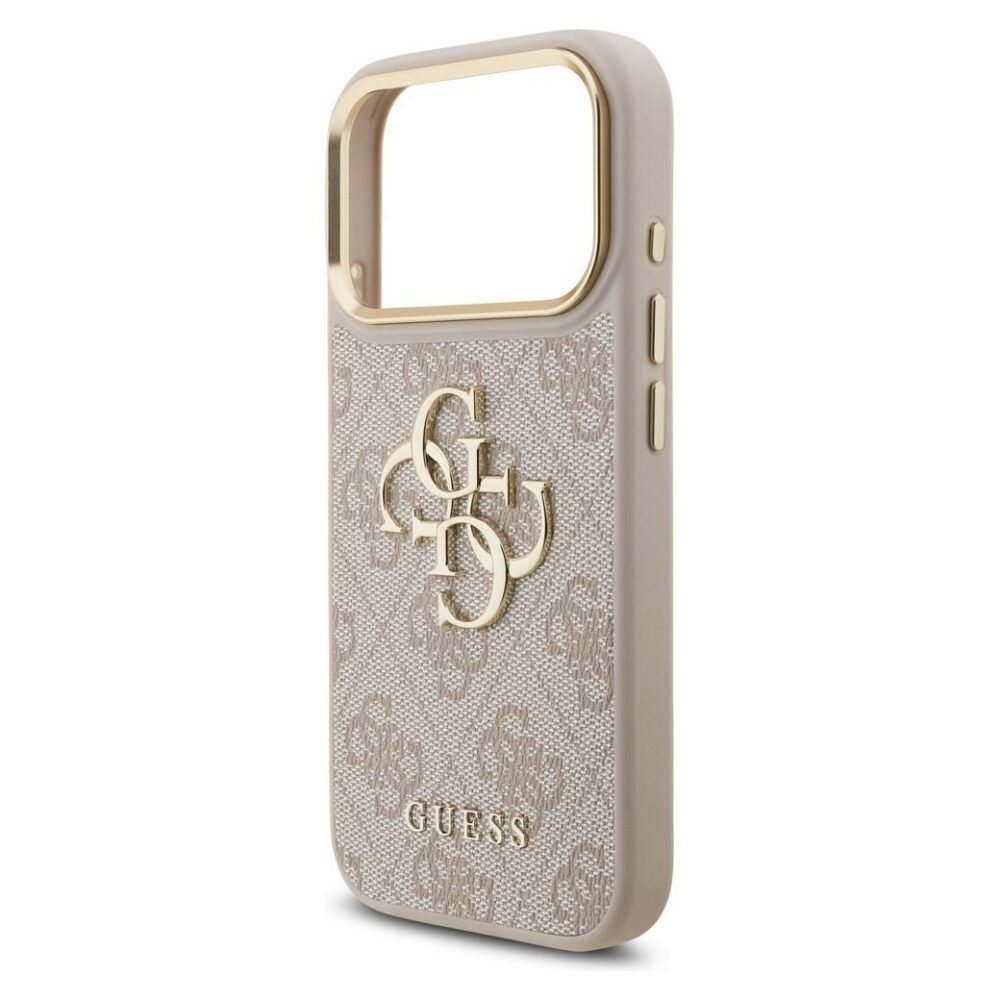 a69e946da5b2fc910ff297dbc4810108 GUESS case for IPHONE 17 Pro GUHCP17L4GMGCPI (PU W/ Big 4G Classic Logo) gold pink